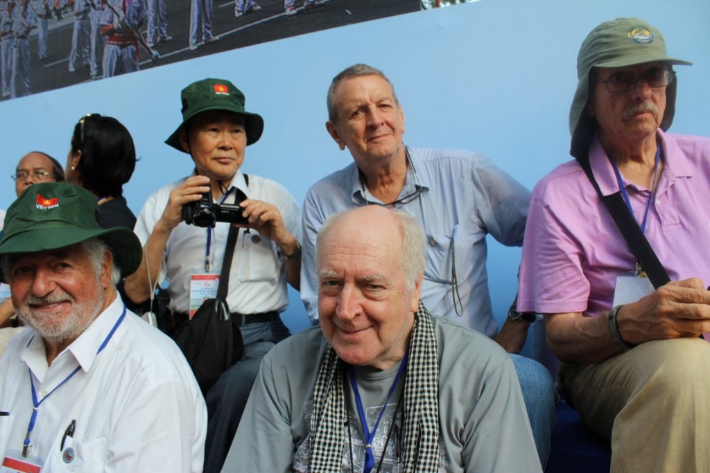 Loren Jenkins, Ishigaki Misao, Stewart Dalby, Barry Fox and George Lewis at 40th Anniversary Parade