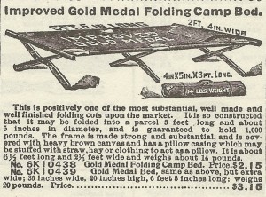 Gold Medal Folding Cot
